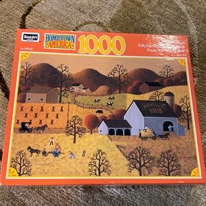 ~Rose Art~ Vintage Hometown America “Harvest” 1000-Piece Puzzle